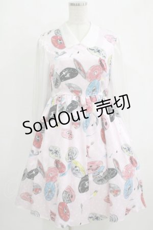 画像: MILK / CDドレス  ベビーピンクカラフル H-25-10-04-003-ML-OP-KB-ZH