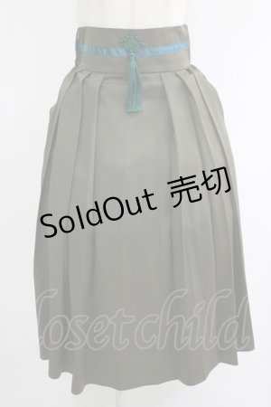 画像: Favorite / 和心ひめた袴風スカート Free カーキ H-25-10-05-025-LO-SK-NS-ZH