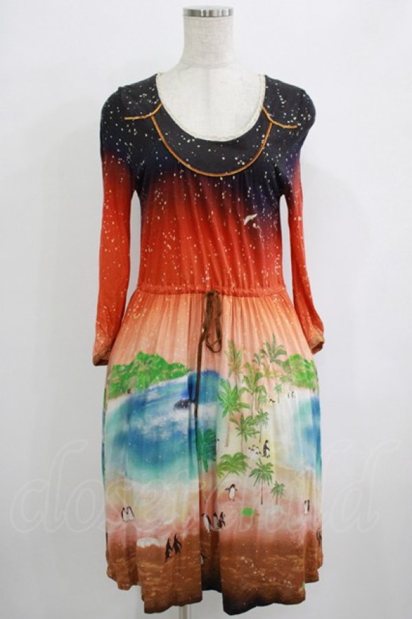 画像1: Franche Lippee / オリプリワンピース M ブラック H-25-10-05-028-LO-OP-NS-ZH (1)