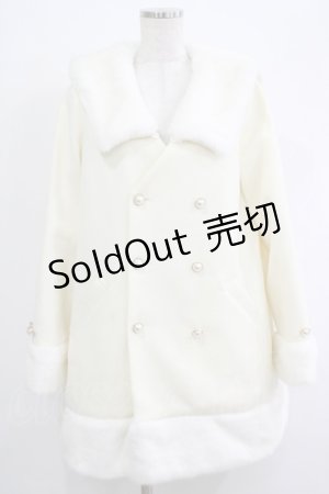 画像: Favorite / パールボタンふわもこコート M オフ H-25-10-05-031-LO-CO-NS-ZH