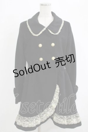 画像: DearMyLove / レースフリルコート M ブラック H-25-10-05-032-EL-CO-NS-ZH