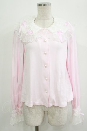 画像: Angelic Pretty / フリルドールカットソー Free ピンク H-25-10-05-041-AP-TO-NS-ZH