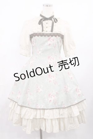 画像: Victorian maiden / アンティークローズパフスリーブドレス Free ミント H-25-10-05-1009-CL-OP-NS-ZH