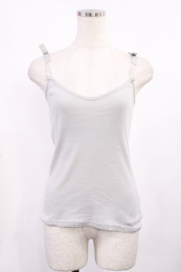 画像1: F&A / 肩リボンキャミソール Free サックス H-25-10-05-1018-LO-TO-NS-ZH (1)