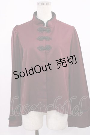 画像: axes femme kawaii / メイリンブラウス M ボルドー H-25-10-05-1020-AX-BL-NS-ZH