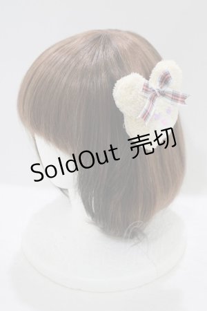 画像: Nile Perch / アニマルバレッタ/ブローチ  アイボリー/くま H-25-10-05-063-LO-AC-NS-ZH