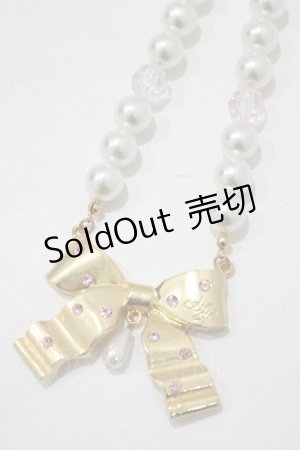 画像: Angelic Pretty / Twinkle Ribbonネックレス  ピンク H-25-10-05-075-AP-AC-NS-ZH