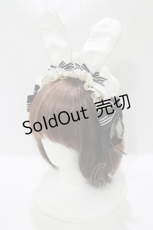 画像: ALICE and the PIRATES / Bitter Sweet Rabbitヘッドドレスカチューシャ  ブラック H-25-10-05-079-PA-AC-NS-ZH