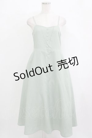画像: an another angelus / フロント釦バックレースアップキャミワンピース Free MINT H-25-10-05-010-CA-OP-NS-ZH