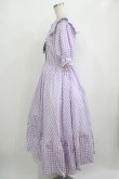 画像2: m petit by misako / TT*AMギンガムチェック LL ラベンダー H-25-10-05-015-LO-OP-NS-ZH (2)