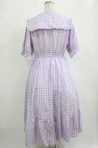 画像3: m petit by misako / TT*AMギンガムチェック LL ラベンダー H-25-10-05-015-LO-OP-NS-ZH (3)