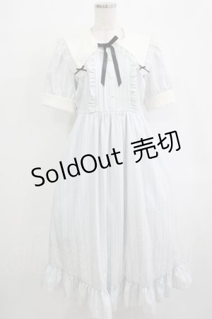 画像: DearMyLove / シナモロールコラボ シナモロール学園ワンピース L サックス H-25-10-05-017-EL-OP-NS-ZH