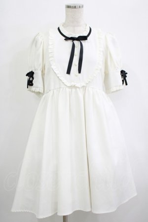 画像: DearMyLove / メイドライク レースアップワンピース LL オフ H-25-10-05-020-EL-OP-NS-ZH