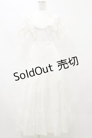 画像: Ank Rouge / ティアードヨークワンピース M オフ H-25-10-06-062-CA-OP-NS-ZH