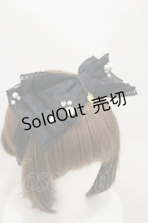 画像: Angelic Pretty / Partyリボンヘアバンド  ブラック H-25-10-06-005-AP-AC-NS-ZH
