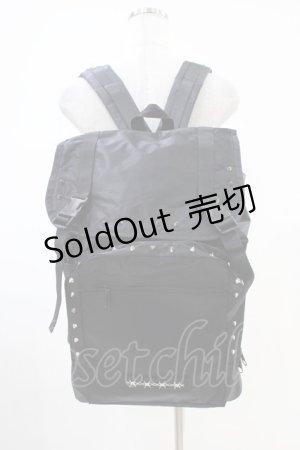 画像: HELL CAT PUNKS / バックパック  ブラック H-25-10-06-1004-PU-BG-KB-ZH