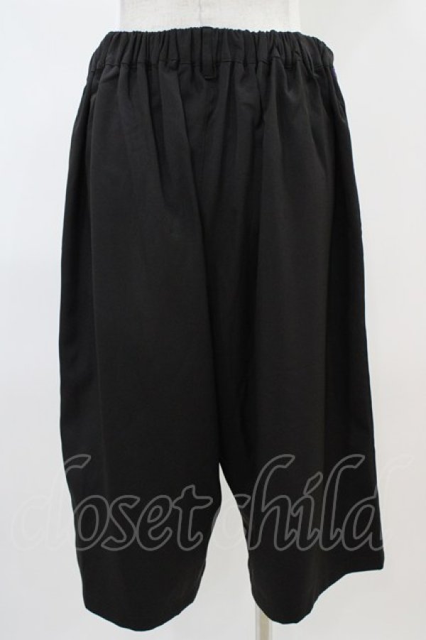 画像2: Deorart / サイドライン・ハーフパンツ L ブラック×パープル H-25-10-06-1010-PU-PA-KB-ZH (2)