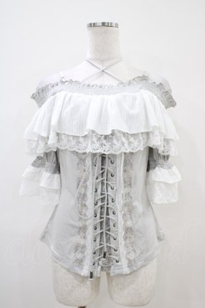 画像: Ozz oneste / Pirates Roseオフショルダープルオーバー  グレー H-25-10-06-1015-OO-TO-KB-ZH