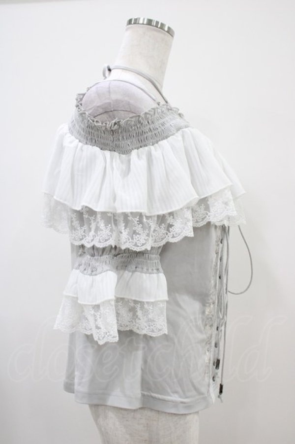 画像3: Ozz oneste / Pirates Roseオフショルダープルオーバー  グレー H-25-10-06-1015-OO-TO-KB-ZT121 (3)