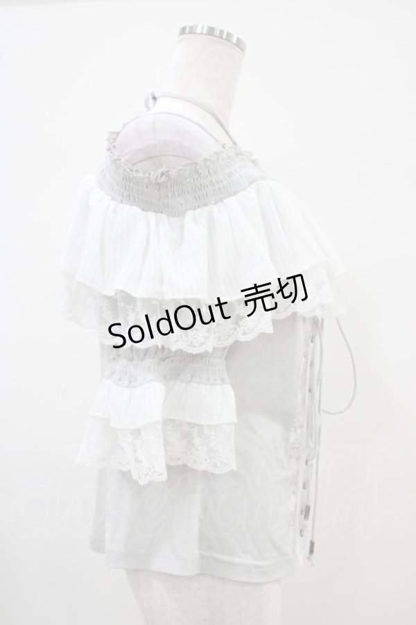 画像3: Ozz oneste / Pirates Roseオフショルダープルオーバー  グレー H-25-10-06-1015-OO-TO-KB-ZT121 (3)