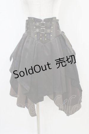 画像: Ozz Croce / Echoes of Apocalypseミニスカート  ブラウン H-25-10-06-1019-OO-SK-KB-ZH