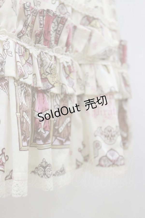 画像5: ALICE and the PIRATES / 恋月姫ステンド天使柄ジャンパースカート Free オフ H-25-10-06-080-PA-OP-NS-ZH (5)