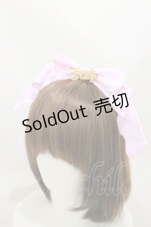 画像: Angelic Pretty / Angelicプレートグログランリボンカチューシャ  ピンク H-25-10-06-009-AP-AC-NS-ZH