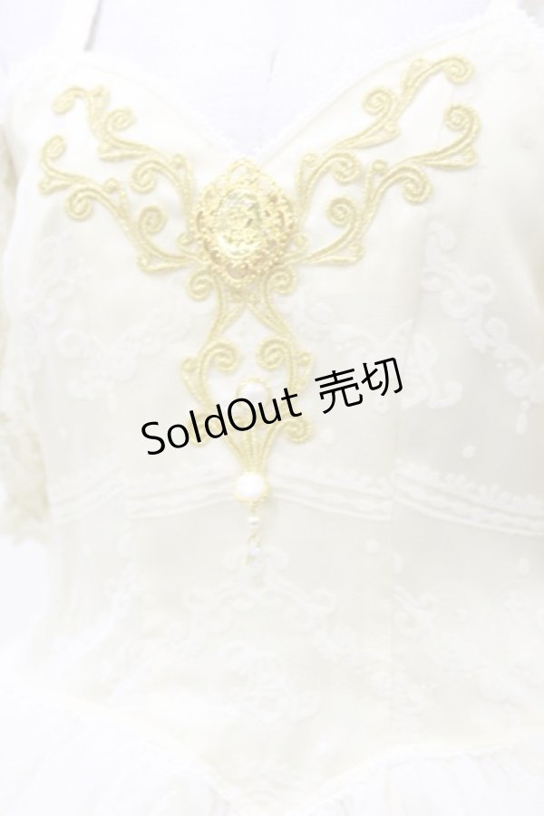 画像5: ALICE and the PIRATES / Sugar plum Fairy Queenジャンパースカート Free オフ白×イエロー H-25-10-06-082-PA-OP-NS-ZH (5)