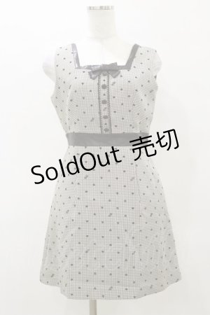 画像: pium / ハートフロッキージャンパースカート Free ブラウン H-25-10-06-084-LO-OP-NS-ZH