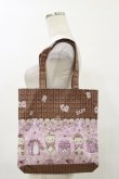 画像1: BABY,THE STARS SHINE BRIGHT / くまくみゃちゃんのスウィートチョコレート柄トートBag  ブラウン H-25-10-06-037-BA-BG-NS-ZH (1)