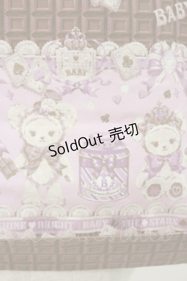 画像2: BABY,THE STARS SHINE BRIGHT / くまくみゃちゃんのスウィートチョコレート柄トートBag  ブラウン H-25-10-06-037-BA-BG-NS-ZH (2)