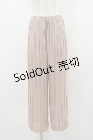 画像: axes femme / プリーツパンツ M ピンク H-25-10-07-060-AX-PA-NS-ZH