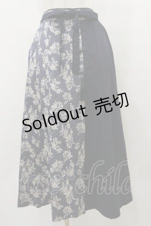 画像: axes femme / ジャカード×チャイナスカート Free ネイビー H-25-10-07-063-AX-SK-NS-ZH