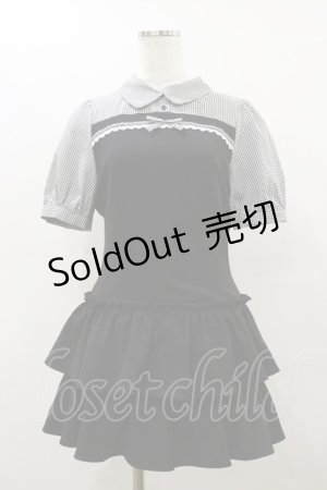 画像: evelyn / ドッキングティアードワンピース Free ブラック H-25-10-07-067-LO-OP-NS-ZH