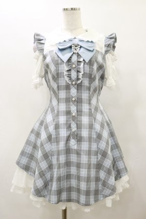 画像: Secret Honey / サイドアップヘムオープンショルダーワンピース Free サックス H-25-10-07-068-CA-OP-NS-ZH