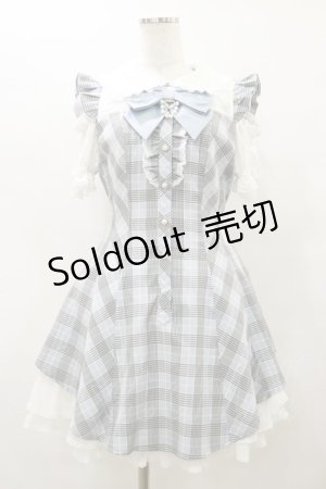 画像: Secret Honey / サイドアップヘムオープンショルダーワンピース Free サックス H-25-10-07-068-CA-OP-NS-ZH