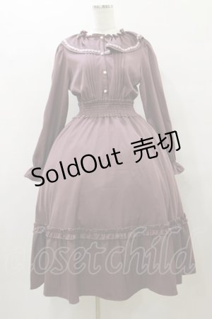 画像: m petit by misako / AOK*フリルカラータックワンピース M 濃桃 H-25-10-07-071-LO-OP-NS-ZH