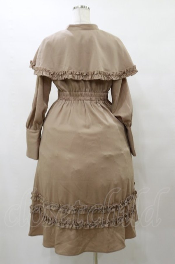 画像2: FLC / MINA*ケープワンピース M ピンク H-25-10-07-072-LO-OP-NS-ZH (2)