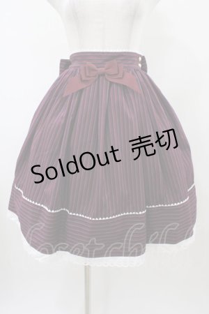画像: ALICE and the PIRATES / Annabelleストライプスカート Free ボルドー H-25-10-07-1038-PA-SK-NS-ZH