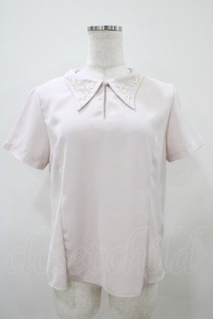 画像: an another angelus / 襟刺繍ブラウス Free PINK H-25-10-07-1058-CA-BL-NS-ZH