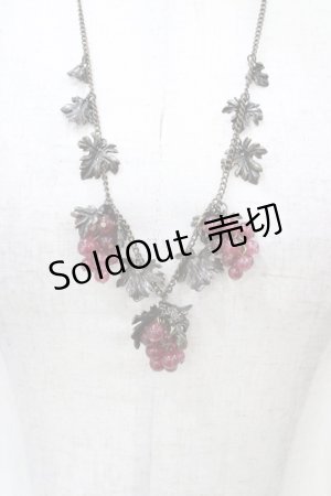 画像: Hoshibako Works / オータムグレープ ネックレス  アンティークゴールド H-25-10-07-1009-0-AC-NS-ZH