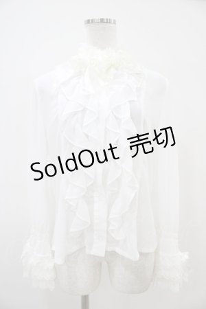 画像: ALICE and the PIRATES / メアリアローズシフォンブラウス Free オフ H-25-10-07-1012-PA-BL-NS-ZH