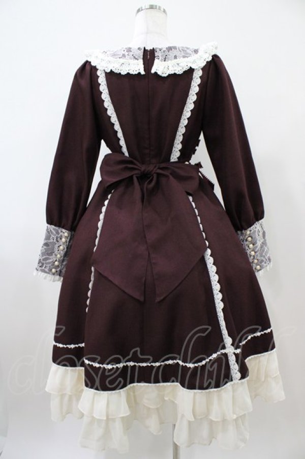 画像2: BABY,THE STARS SHINE BRIGHT / Maria Rosa Misticaワンピース Free ボルドー H-25-10-07-1020-BA-OP-NS-ZH (2)
