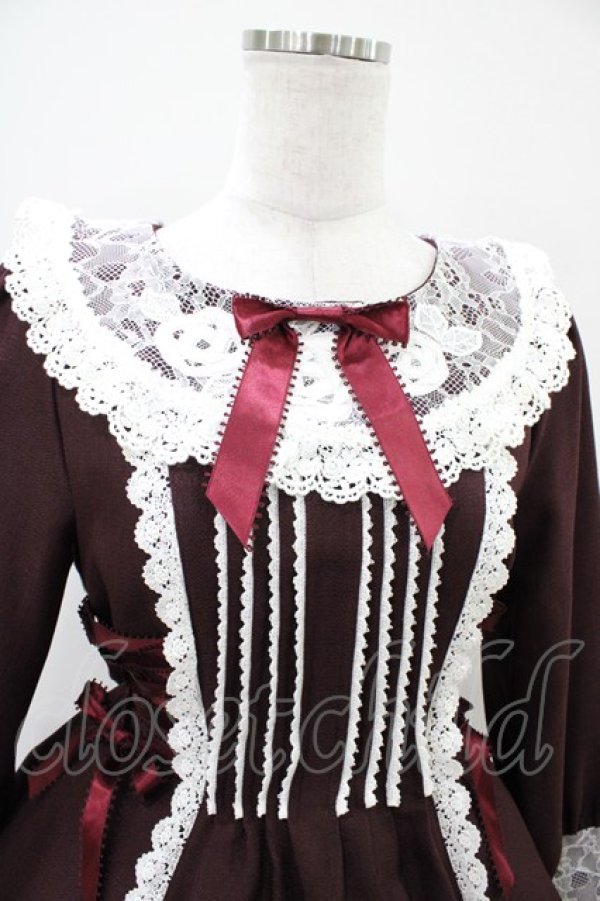 画像4: BABY,THE STARS SHINE BRIGHT / Maria Rosa Misticaワンピース Free ボルドー H-25-10-07-1020-BA-OP-NS-ZH (4)