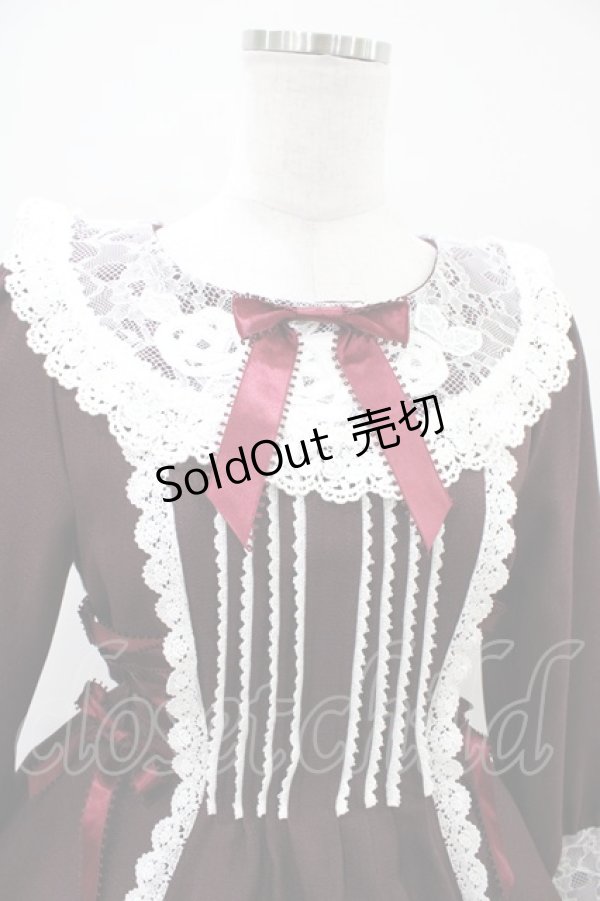 画像4: BABY,THE STARS SHINE BRIGHT / Maria Rosa Misticaワンピース Free ボルドー H-25-10-07-1020-BA-OP-NS-ZH (4)