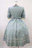 画像2: Innocent World / 小さなお花のワンピース サイズ表記なし ミスティーブルー×生成/Misty Blue×Beige H-25-10-07-1021-IW-OP-NS-ZH (2)