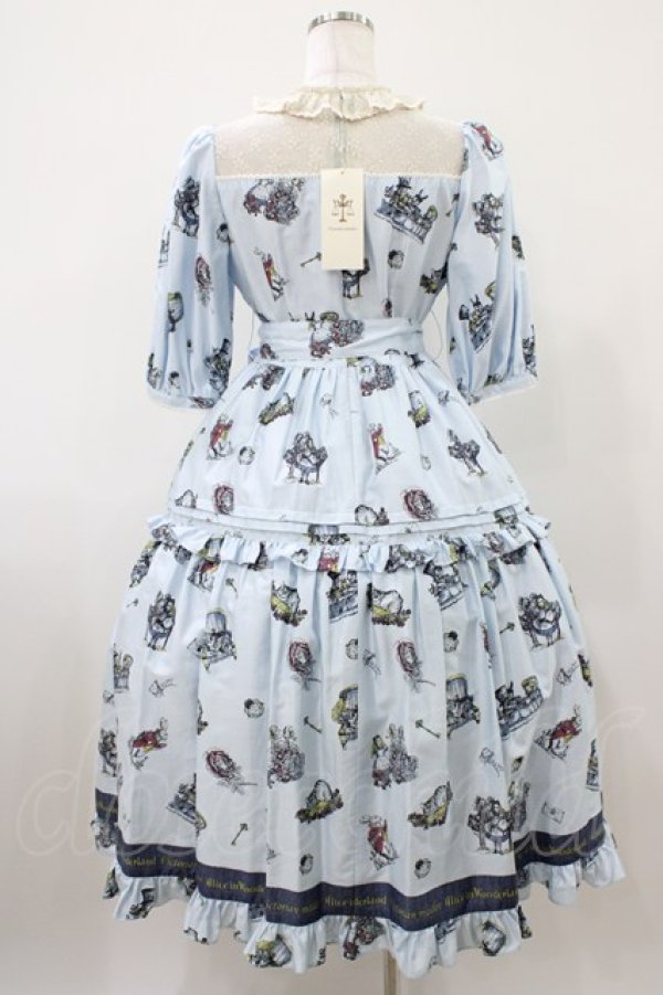 画像2: Victorian maiden / ALICE Classic レーシードールドレス Free サックス H-25-10-07-1022-CL-OP-NS-ZH (2)