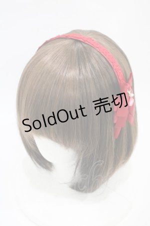 画像: m petit by misako / サンリオキャラクターズコラボ キティカチューシャ  レッド H-25-10-07-1004-LO-AC-NS-ZH