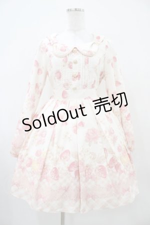 画像: LIZ LISA / LIZ LISA×マイメロディコラボ第5弾/メロメロストロベリーフラワーワンピース Free オフ H-25-10-07-1024-LO-OP-NS-ZH