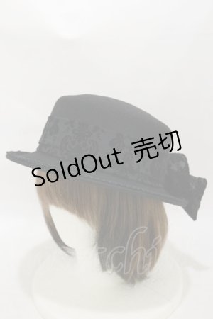 画像: ALICE and the PIRATES / フィロソフィアハット  ブラック H-25-10-07-012-PA-AC-NS-ZH